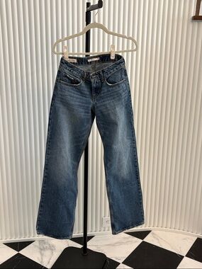 Levi's Women's Straight Leg Jeans in Dark Blue
